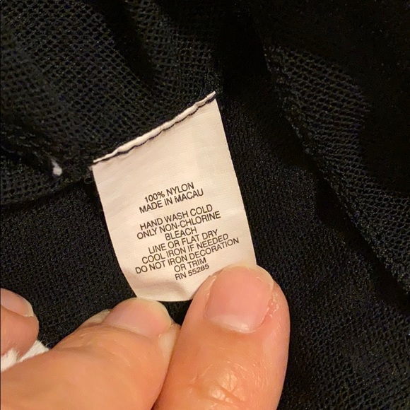 Express Top Black Mesh sequin size S - Picture 3 of 5